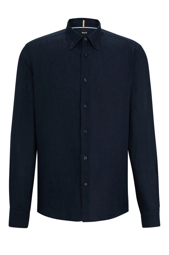 Hugo Boss Boss S-liam-s-bd-c1-242 Long Sleeved Shirt Dark Blue